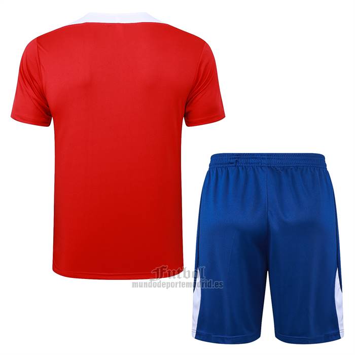 Chandal del Paris Saint-Germain Jordan Manga Corta 2024-2025 Rojo - Pantalon Corto